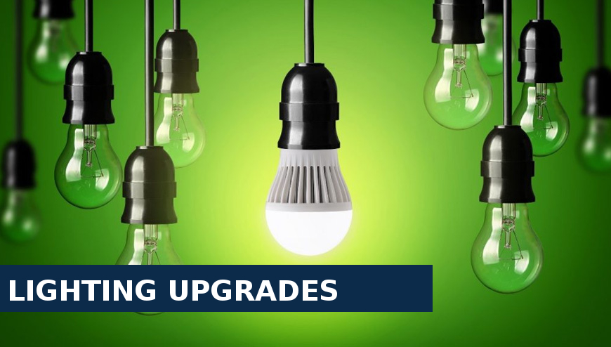 Lighting upgrades Raynes Park